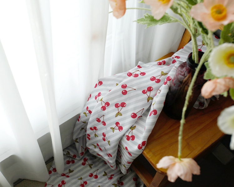 체리 인견 여름 냉감 홑이불