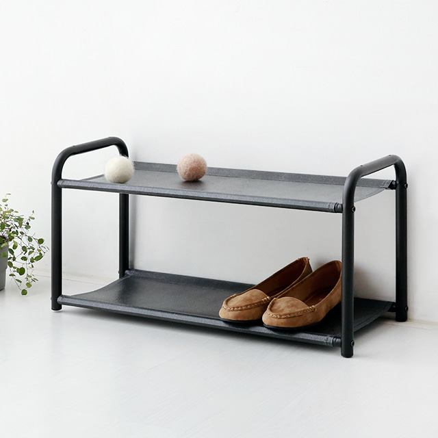 MALGO 선반 600 2단 블랙