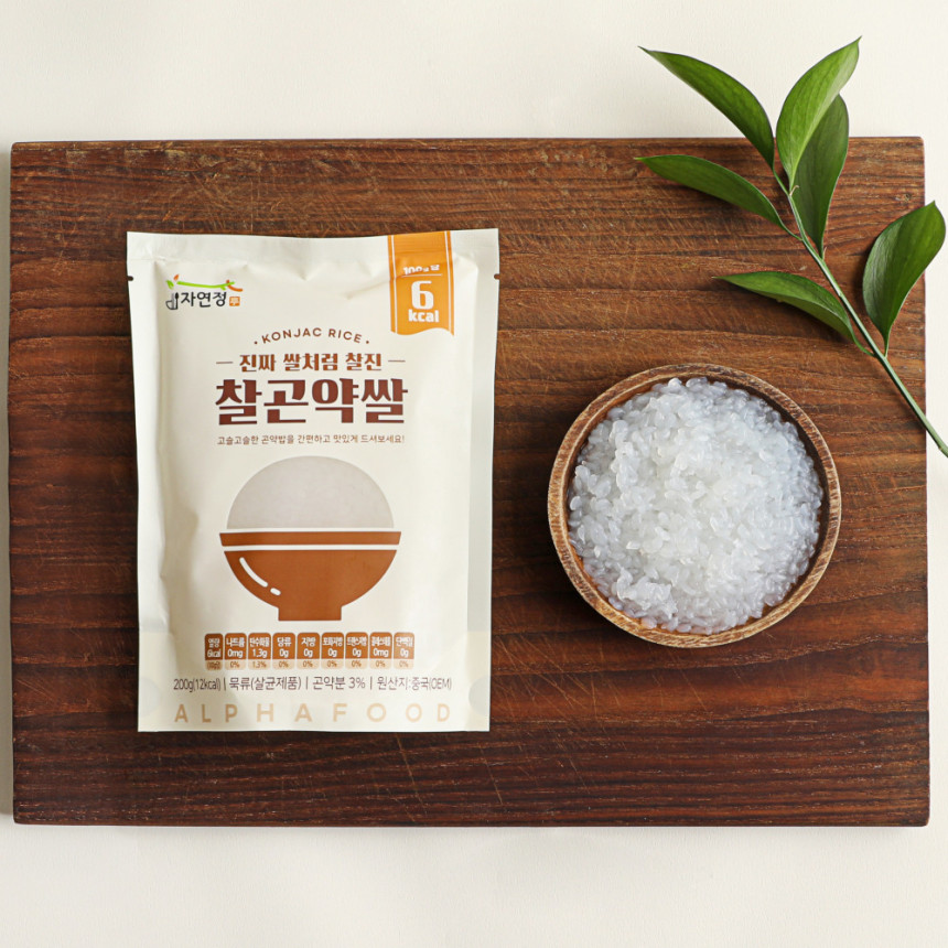 [냄새제로 자연정 찰 곤약쌀 찰곤약쌀 200g, 30개 사진 5