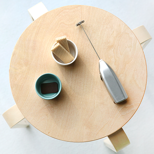 FROTHER 전동 우유거품기 실버 9279.8583