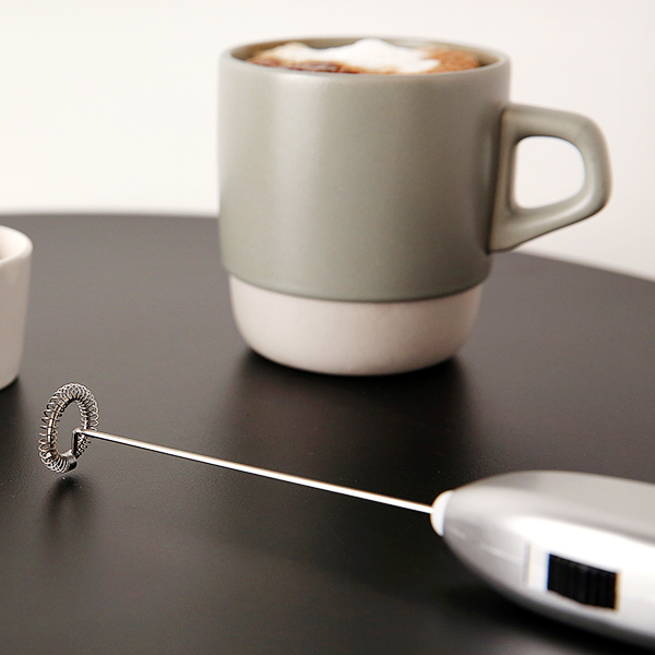 FROTHER 전동 우유거품기 실버 9279.8583