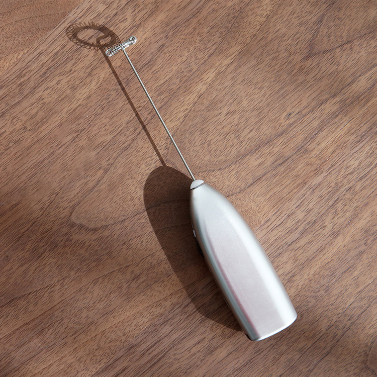 FROTHER 전동 우유 거품기 실버