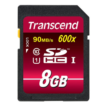 트랜센드 SDHC CLASS10 UHS-I 600X (8GB)