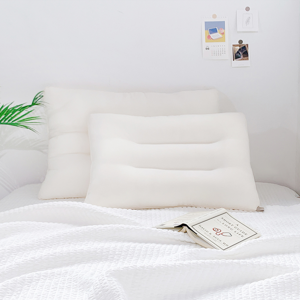 마롤로뜨 빨아쓰는 낮은 베개 거북목 일자목 기능성 숙면 경추 배개 네이비M(40x60)