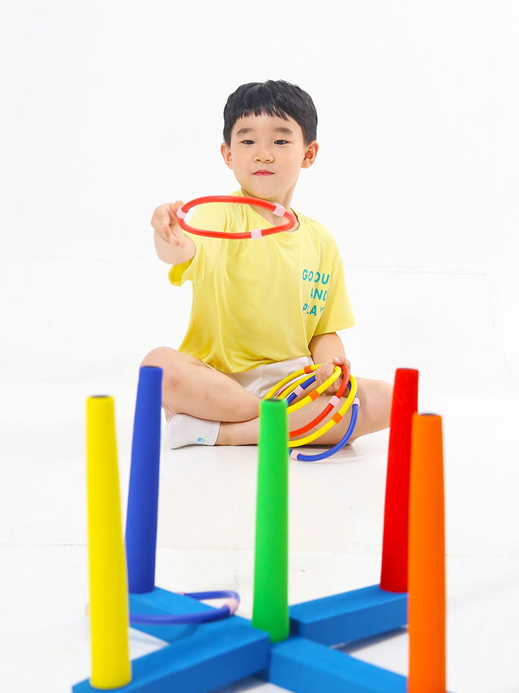 캐스비 소프트 고리던지기 라지 링던지기 링게임 유아 체육교구 - 상품 이미지