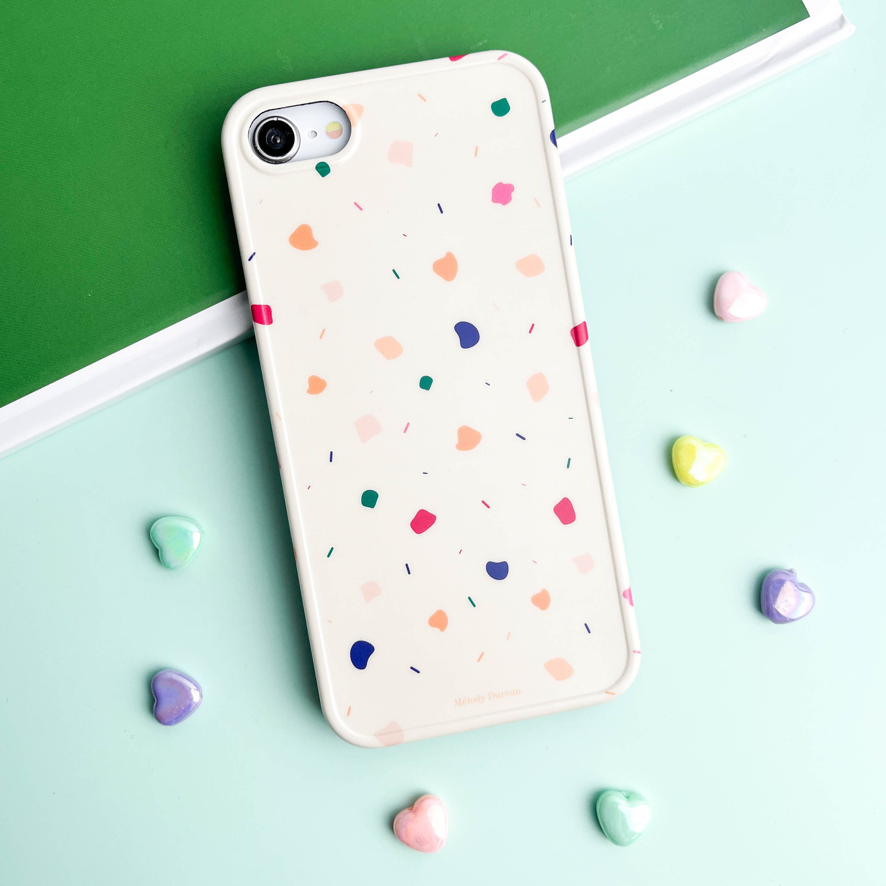 (블프데이) 보석바 페인팅 아이폰SE2 케이스 풀커버