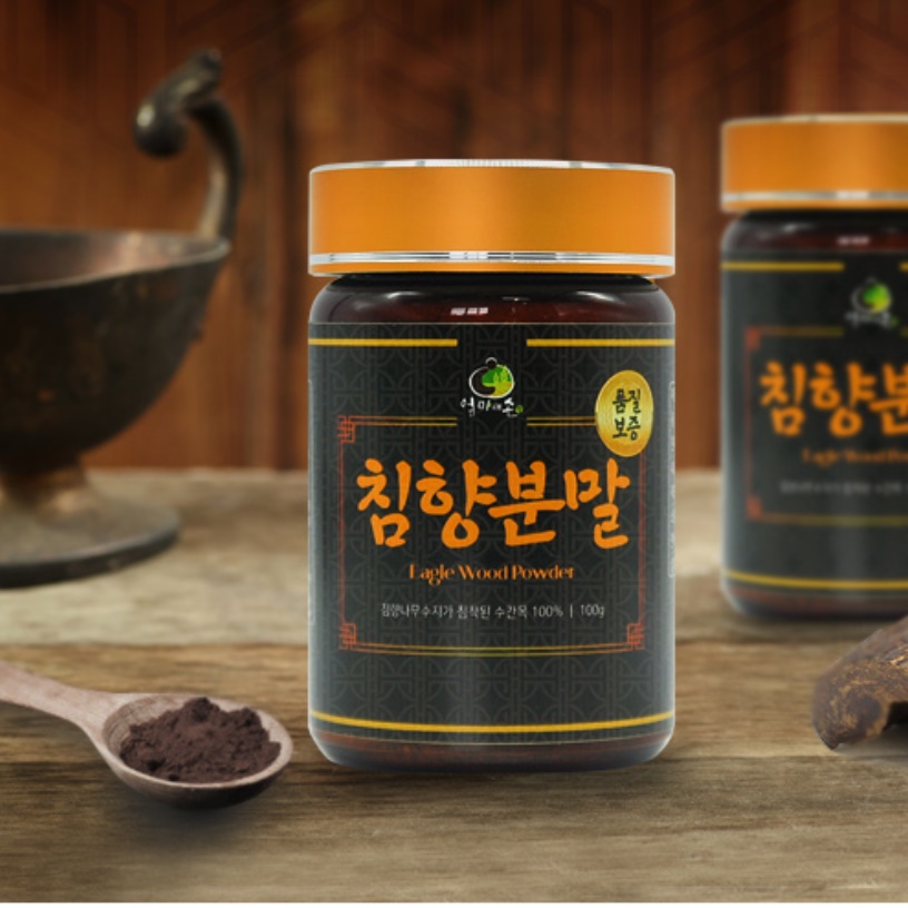 순수 100% 인도네시아 침향 가루 100g 인도네시아산 침향분말 - 상품 이미지