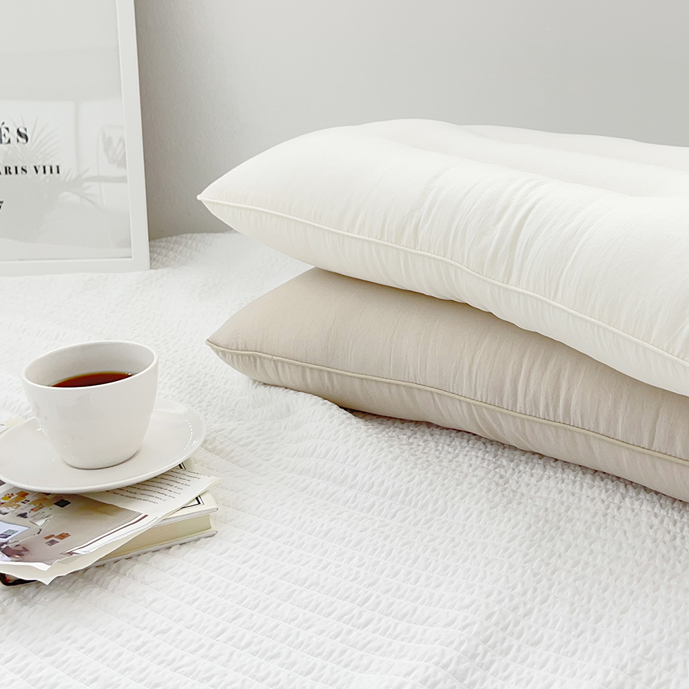 마롤로뜨 빨아쓰는 낮은 베개 거북목 일자목 기능성 숙면 경추 배개 네이비M(40x60)