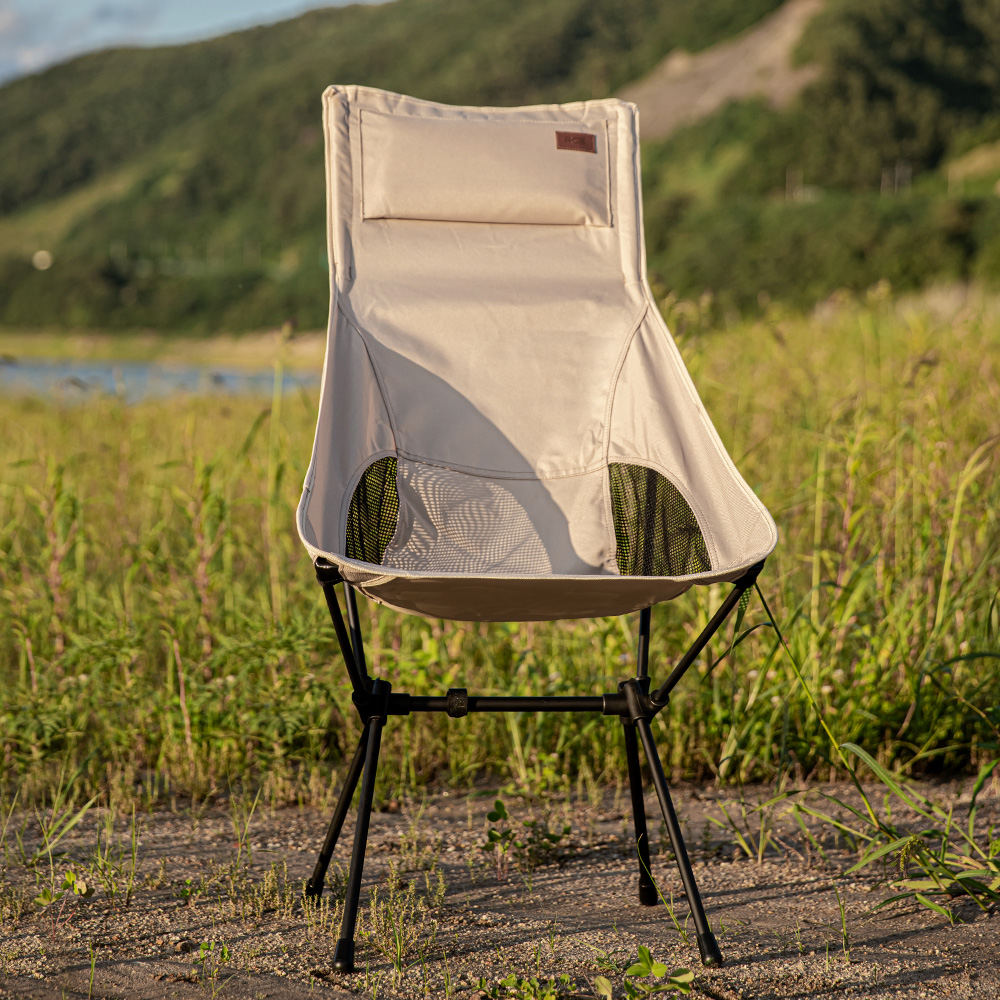로티캠프 캠핑 의자 릴렉스 체어 경량 휴대용 접이식 컴포트체어 탄