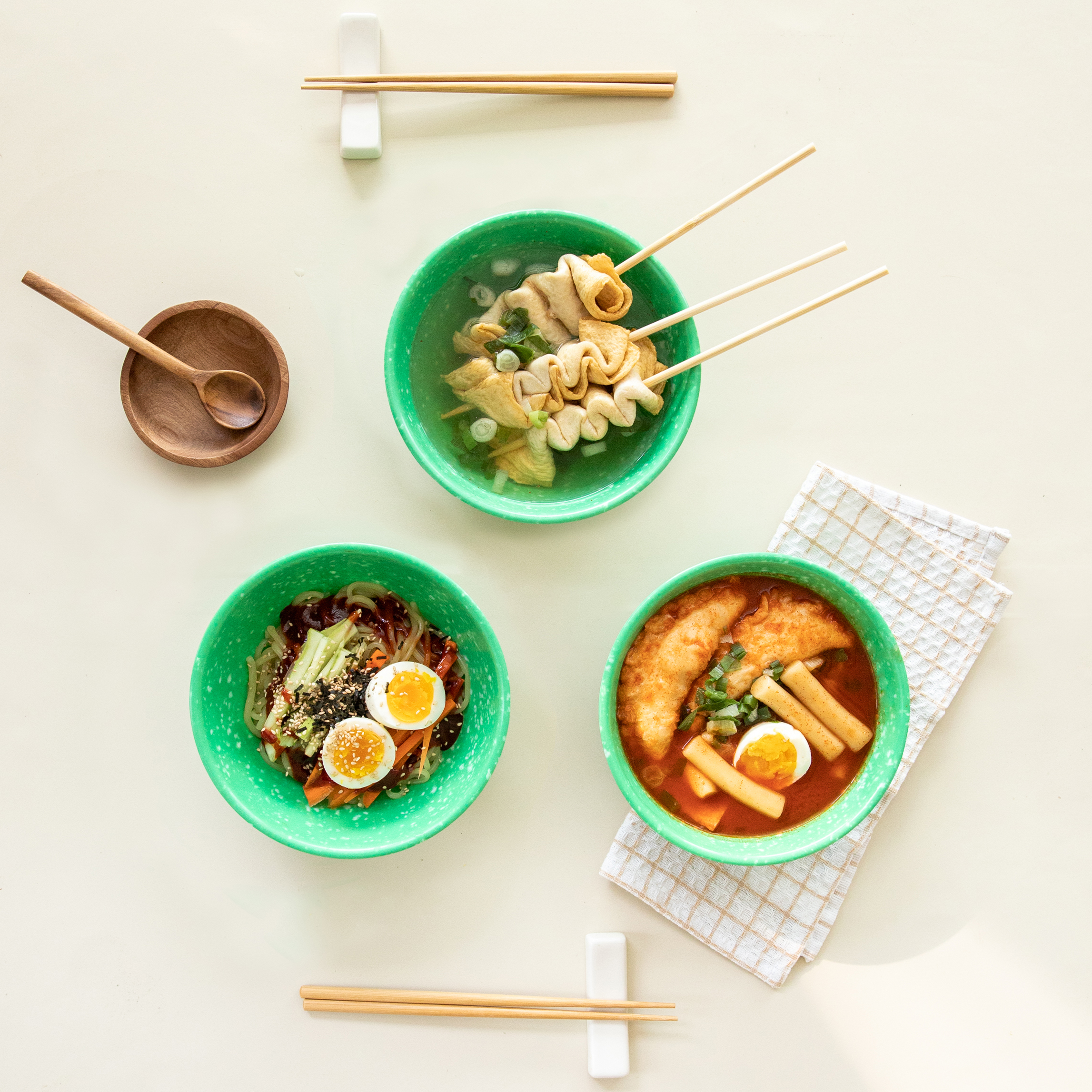 멜라민 옛날 레트로 분식집 분식 국물 떡볶이 그릇 접시 : 위드키친