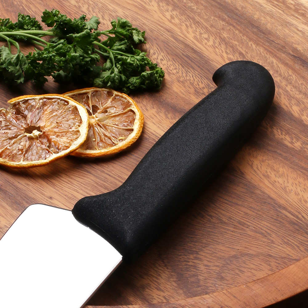 IVO 고탄소 스테인레스 주방칼 식도 식칼 김밥칼 셰프 나이프 31cm, 블랙, 1개 - 상세 이미지 4