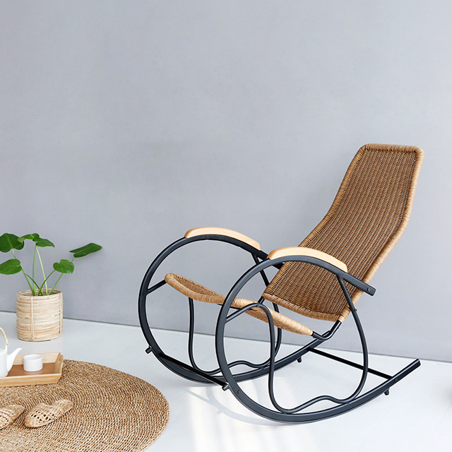 알로타 흔들의자 라탄 VS9009 단일색상 6412.5560