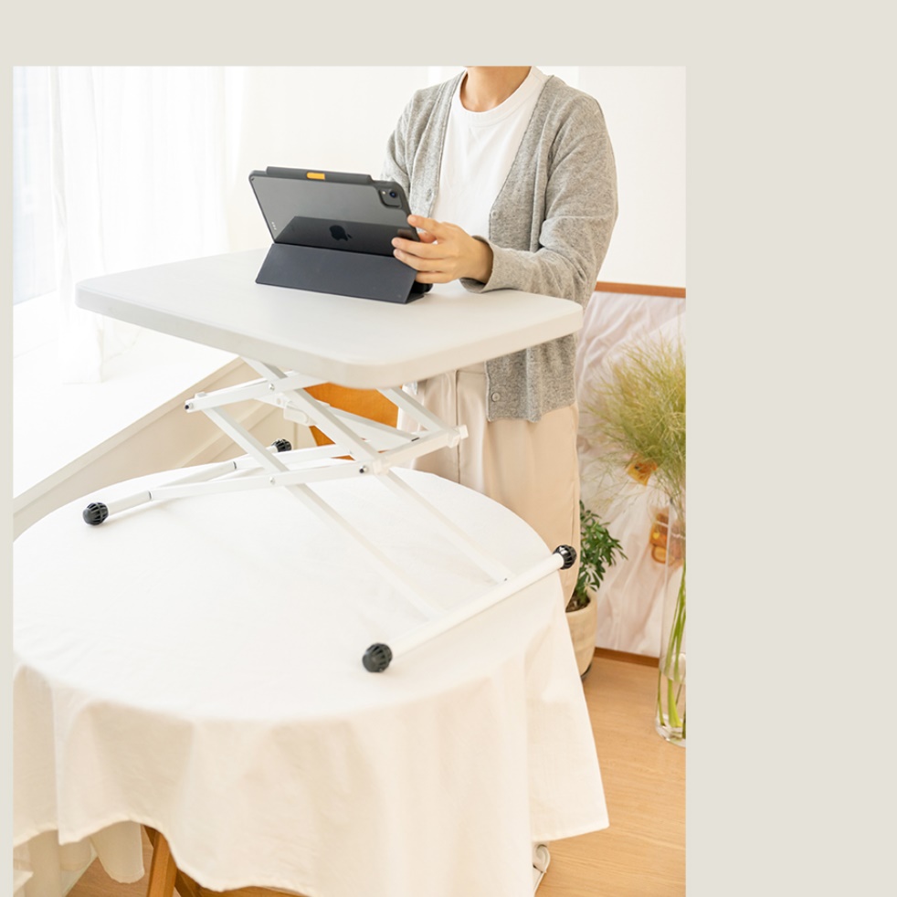 높낮이 조절 책상 수동 높이 조절 테이블 학교 스탠딩 책상