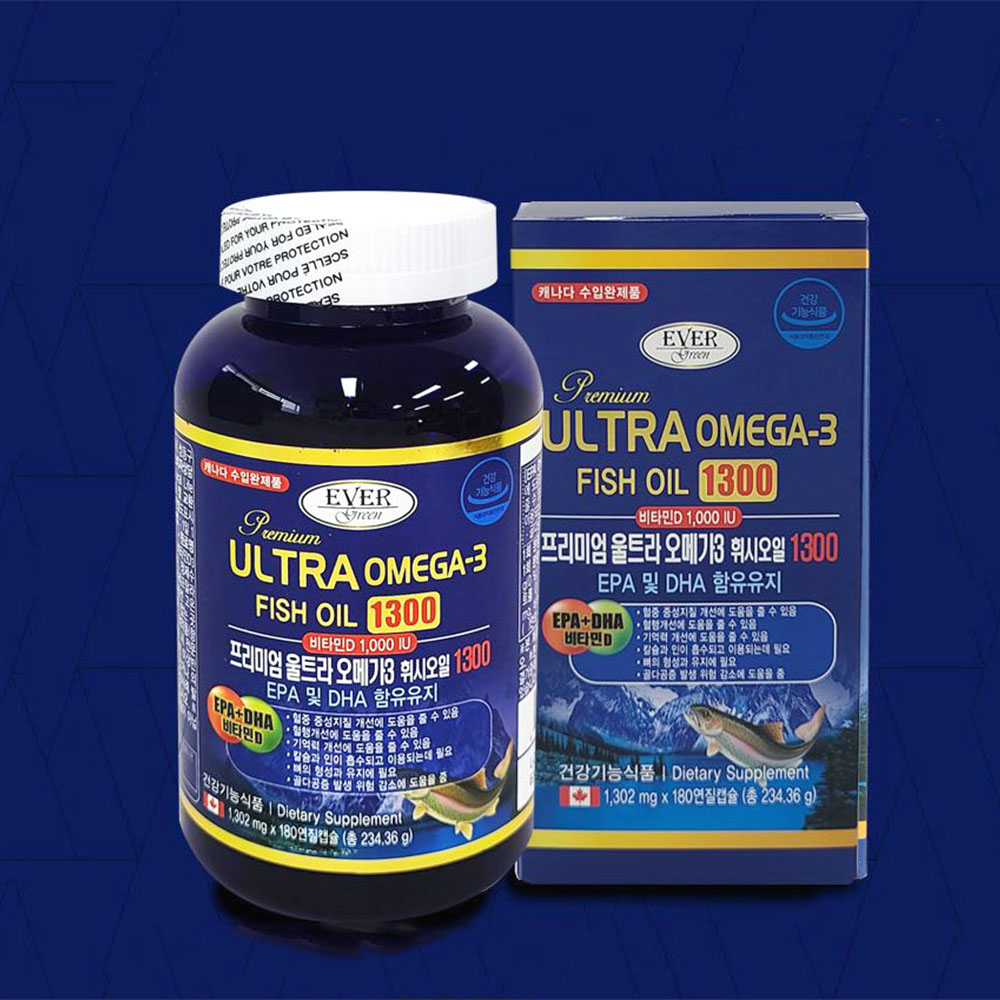 프리미엄 울트라 오메가3 180캡슐 혈중개선 중성지질 제품 이미지