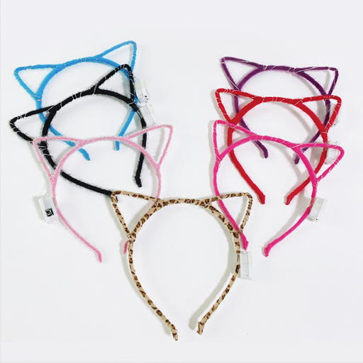 LED 야광 머리띠 고양이 생일 파티 할로윈 캐릭터 동물 크리스마스 이벤트 G-04