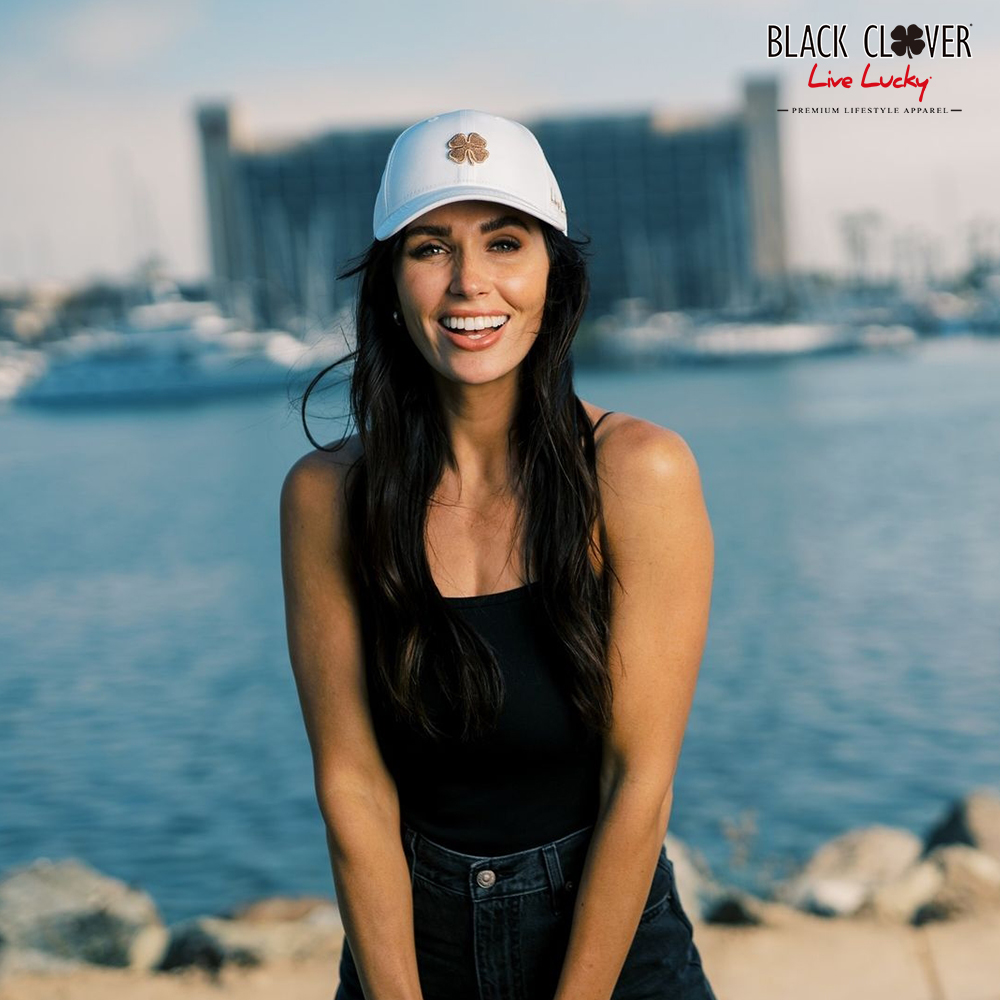 블랙클로버 여성골프모자 헐리우드1 화이트 로즈골드