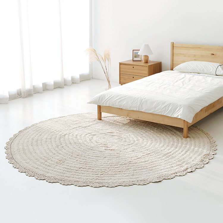 SUNFLOW 원형러그 아이보리 2233.4976, D230 XL - 상세 이미지 2