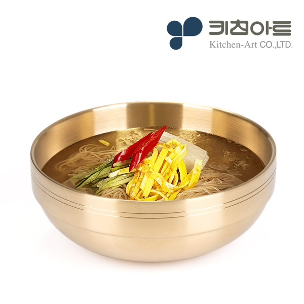 키친아트 티타늄 국그릇 이중 스텐 한정식 국 대접 (중) - 상세 이미지 2
