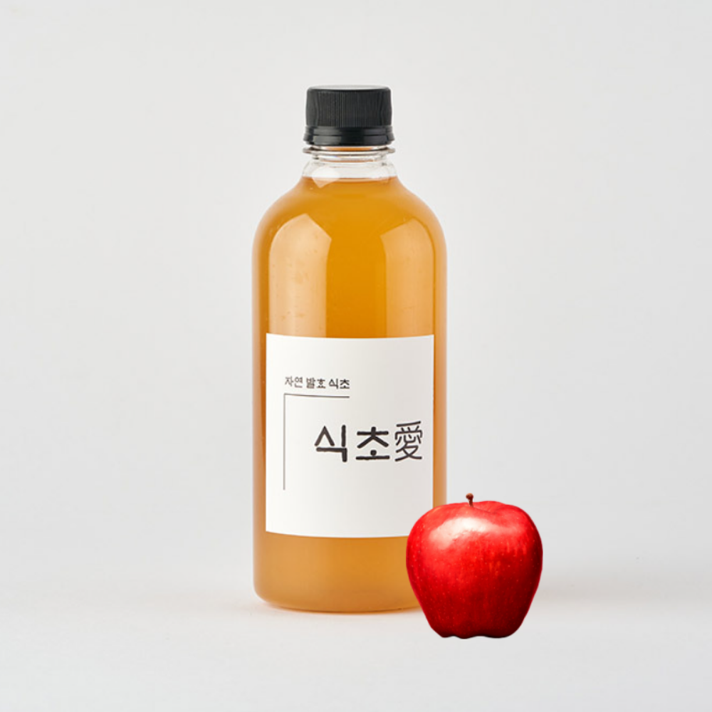 전통 자연발효 파인애플식초 홍초 사과 바나나 생강 석류 500ml - 상세 이미지 4