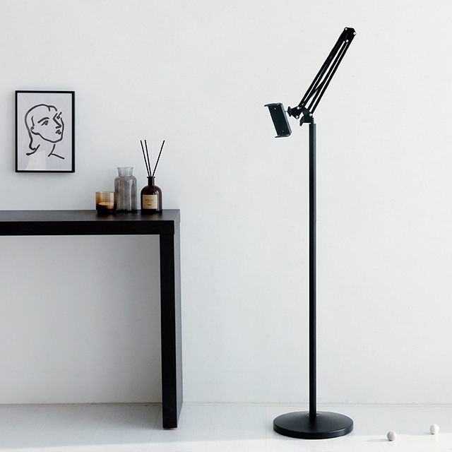 EZFOL 스마트기기 접이식 거치대 스탠드형 KS2287MBF 블랙 - 상세 이미지 5