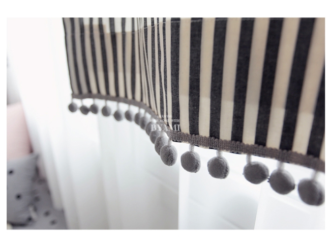 바이아이 메르시 폼폼 아이방 맞춤 제작 여아 남아 커튼