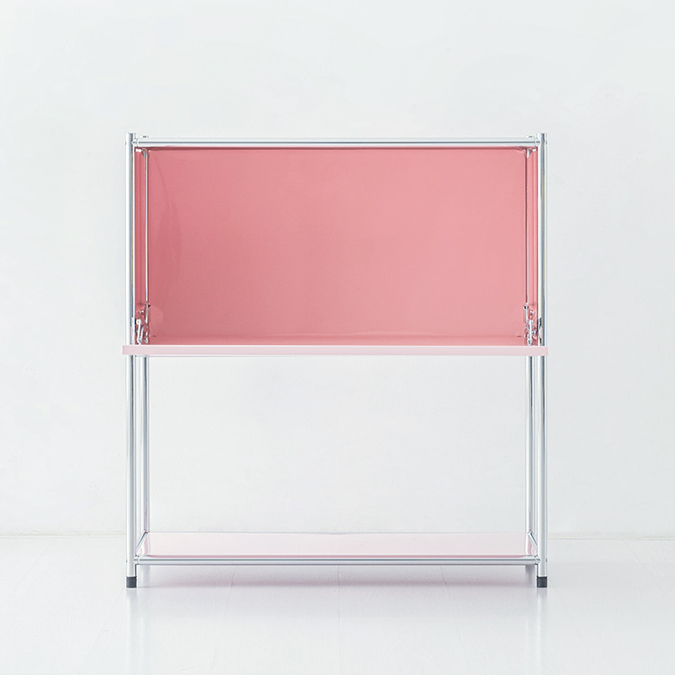 심플리 수납장 SG475 770mmx400mmx820mm, 2단, 핑크 1132.2935 - 상세 이미지 4