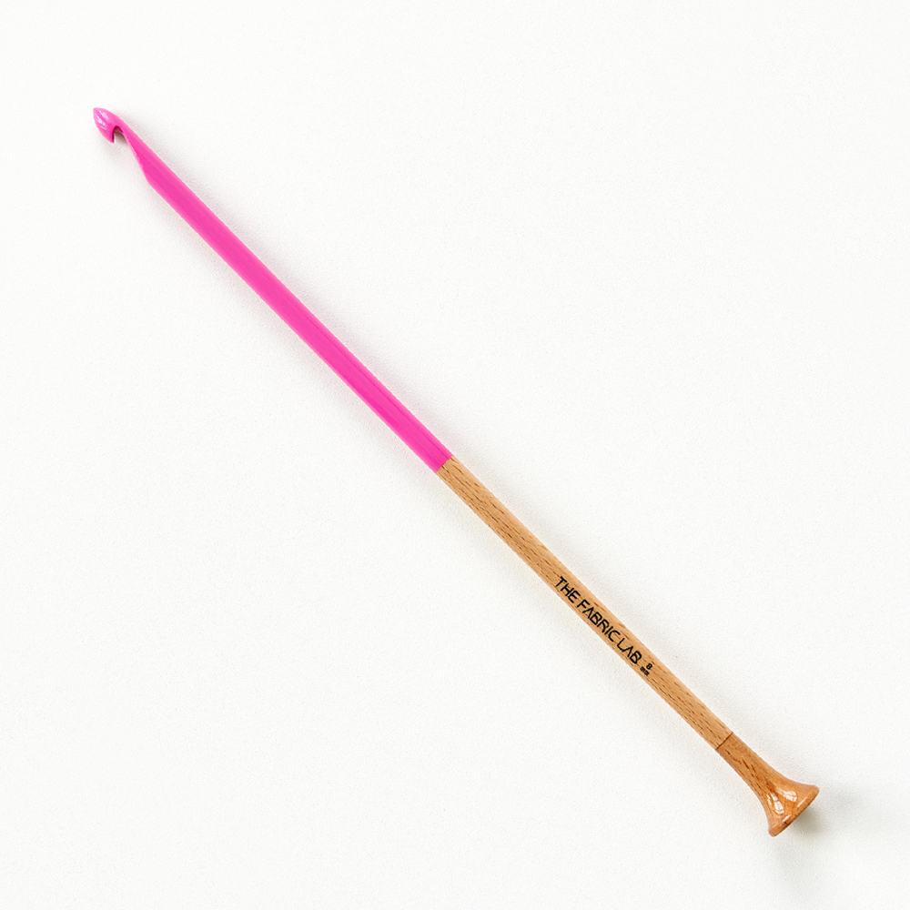 컬러 우드 아후강 코바늘 30CM / 뜨개질 점보코바늘 터니시안 아후강바늘 뜨개도구 - 상세 이미지 4