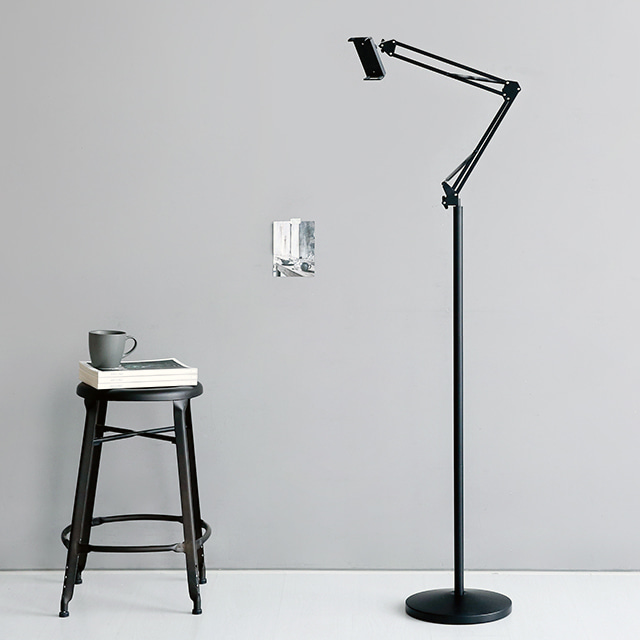 EZFOL 스마트기기 접이식 거치대 스탠드형 KS2287MBF 블랙 - 상세 이미지 4