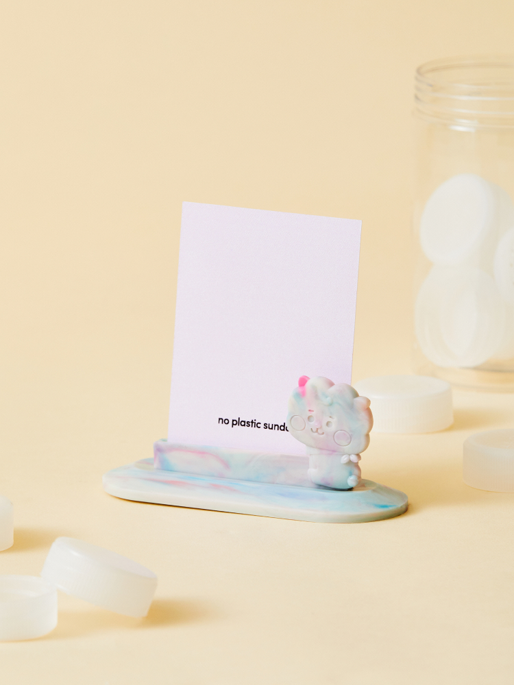 Line Friends BT21 RJ BABY No Plastic Sunday Recycling Photo Card Holder