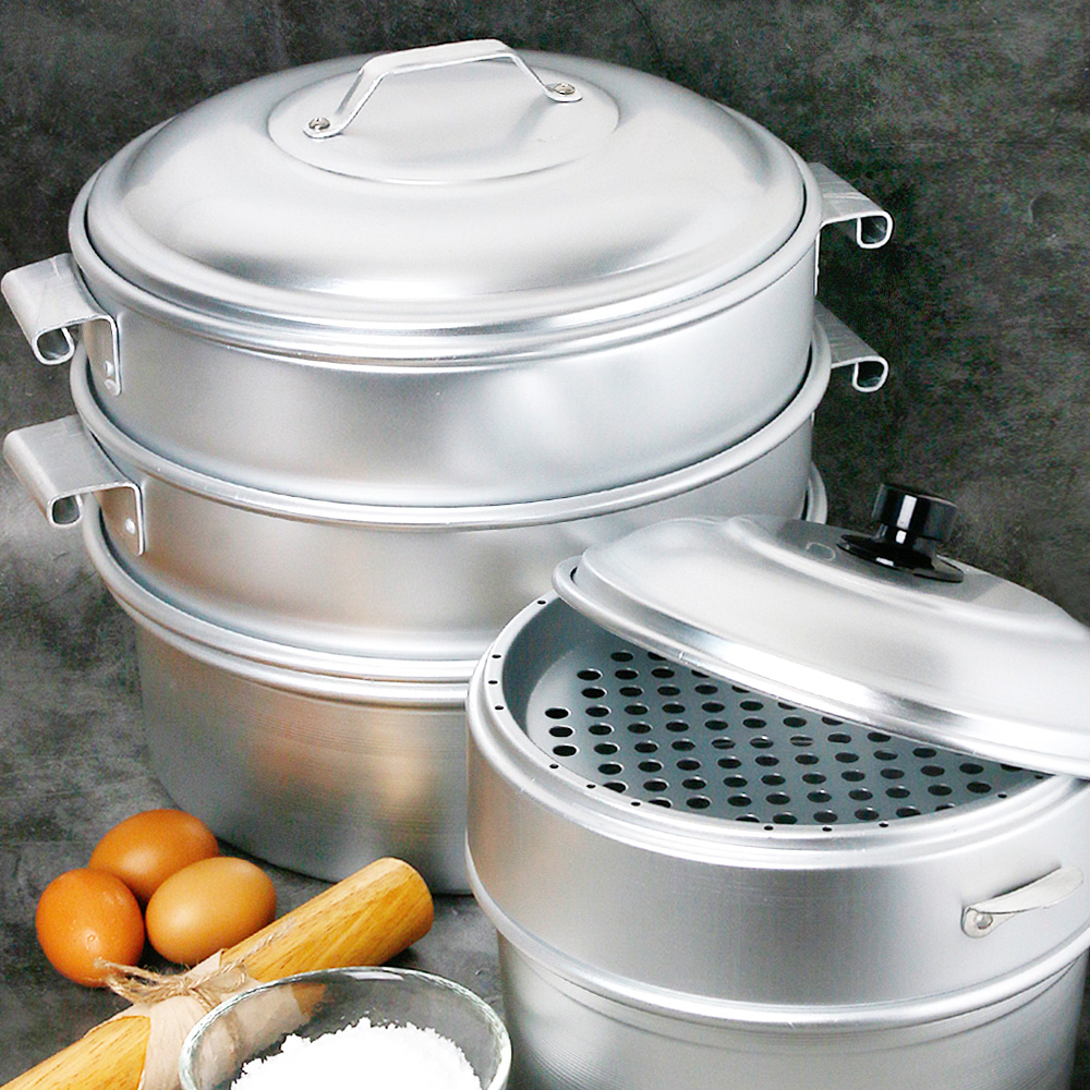 계란 만두 찜기 업소용 대형 찜 냄비 찜솥 찜통 24cm, 만두채반 소소 - 상세 이미지 3
