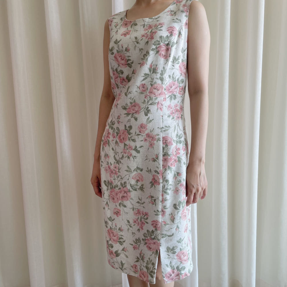 [중고]1990's vintage floral dress : as you like it