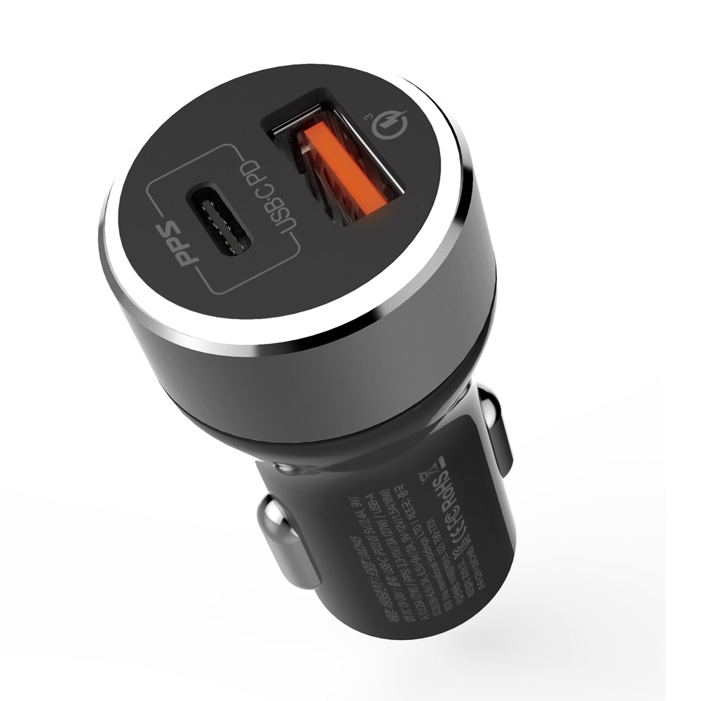 UM2 QC PD 45W PPS 차량용 충전기 갤럭시 아이폰 시거잭 USB UMCH45 - 상품 이미지