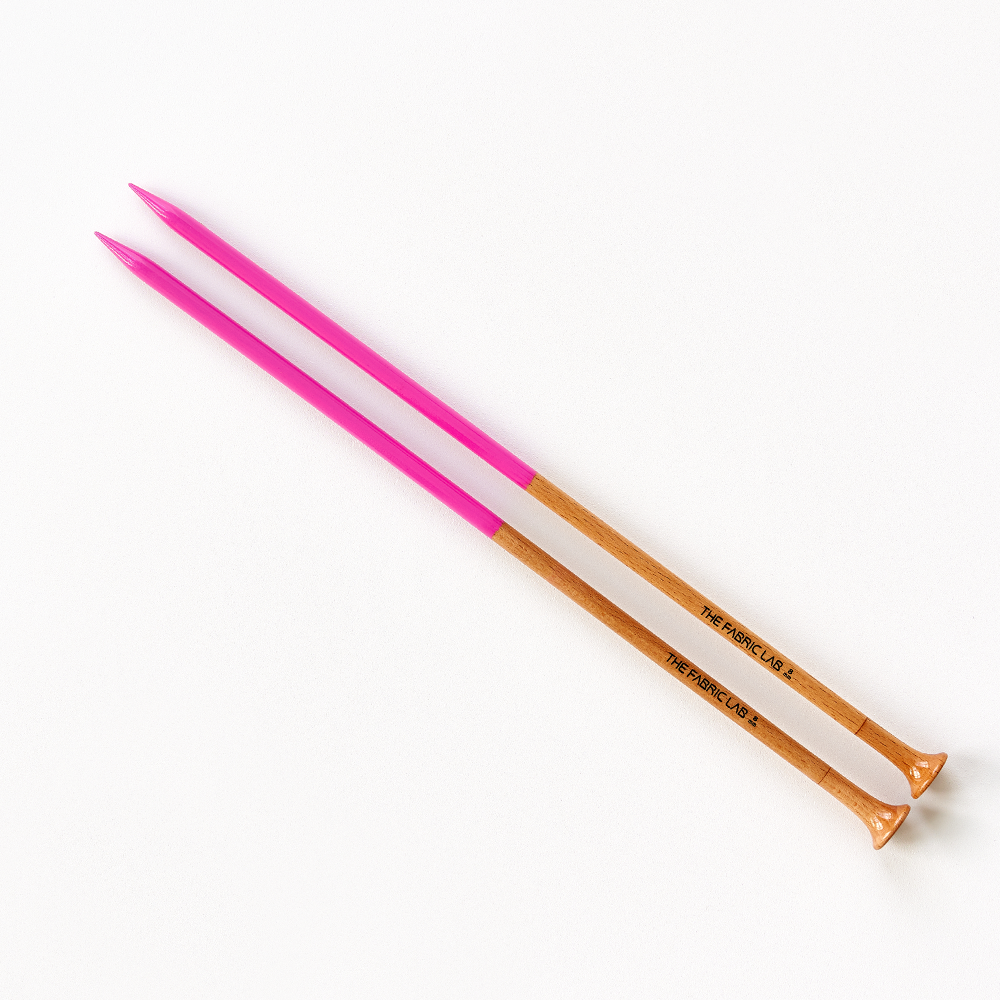 컬러 우드 점보 대바늘 35CM / 뜨개질 점보대바늘 뜨개도구 - 상세 이미지 3