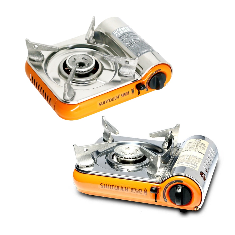 미니 가스버너 브루스타 캠핑 삼겹살 휴대용 가스렌지 썬터치 350 옐로우버너