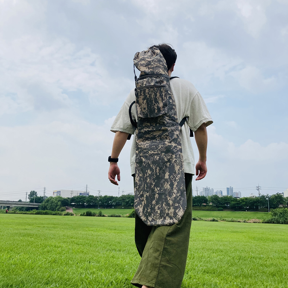 프리다이빙 롱핀 케이스 오리발 가방 핀 백팩 스케이트 롱보드 리더핀 수납 백팩 기어백 - 상세 이미지 5