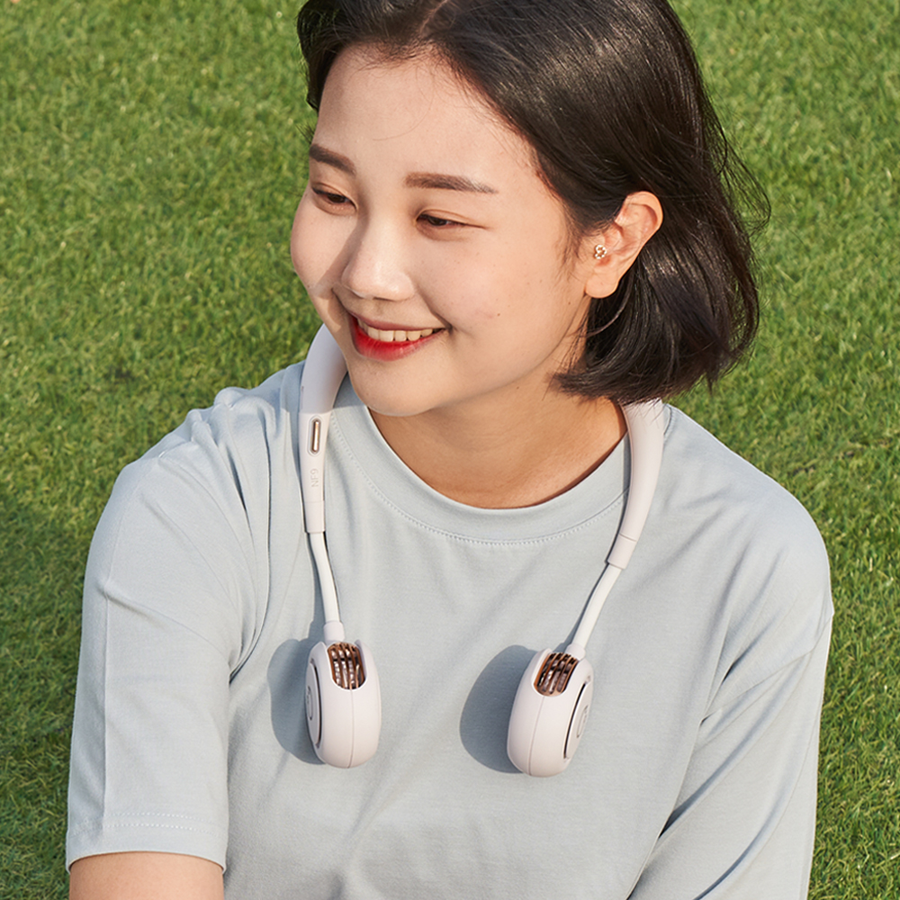 블루아이디 2세대 넥밴드 선풍기 휴대용 넥풍기 목풍기 목에거는 목걸이 미니 BI-NF9 이미지 7