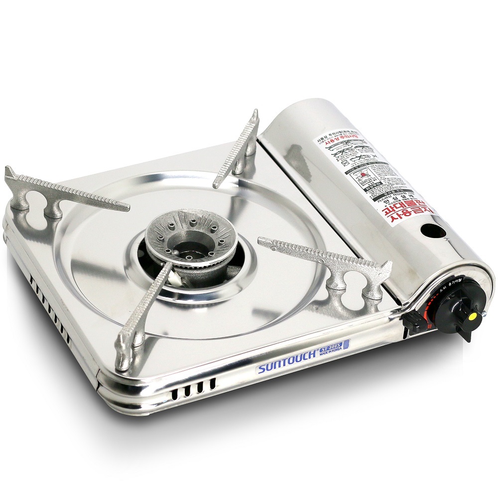 슬림 휴대용 가스레인지 고화력 캠핑 야외 가정용 브루스타 가스버너 썬터치 ST300S