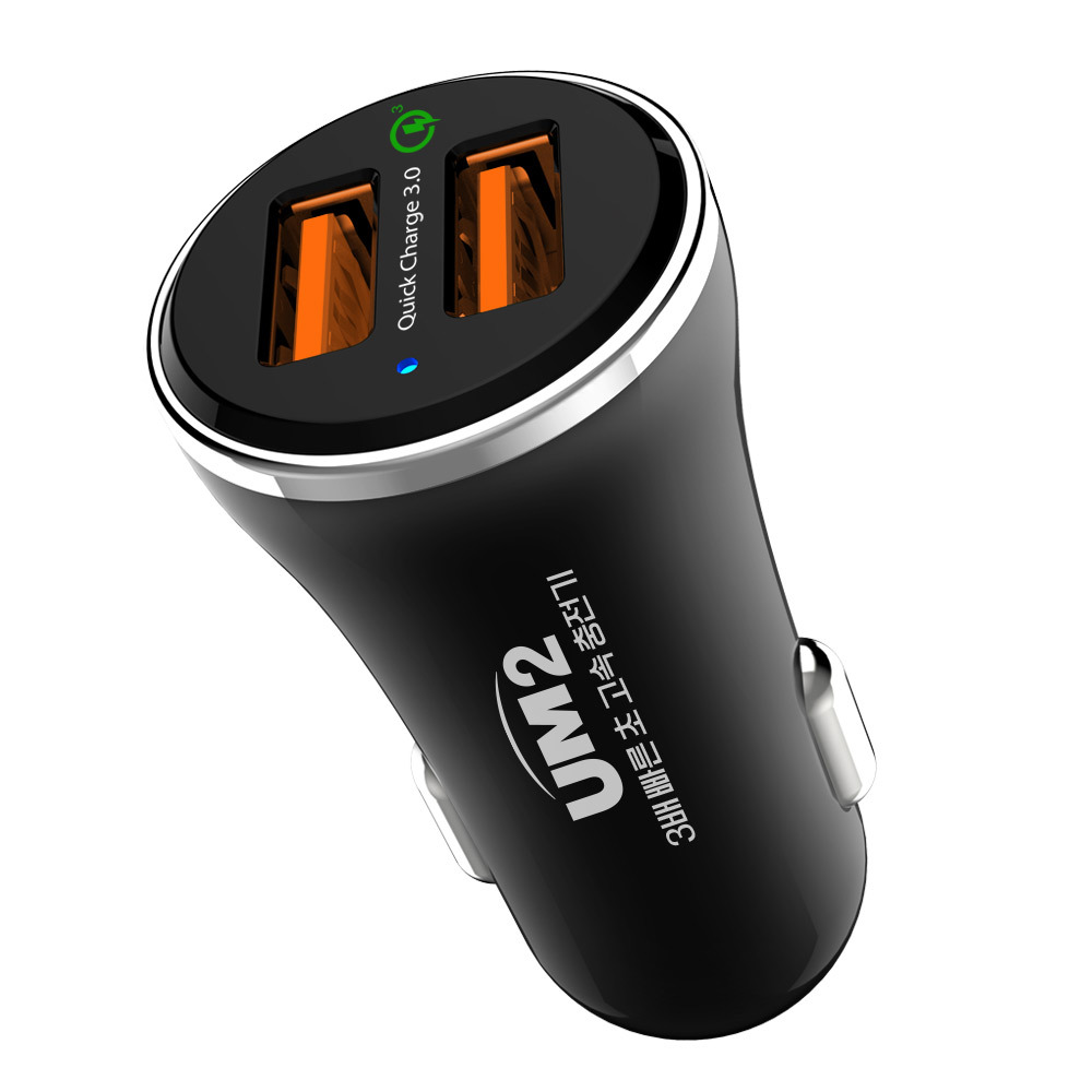 UM2 36W 차량용 고속충전기 USB 2구 12V 시거잭 QC36W - 상품 이미지