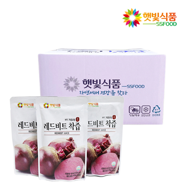제주 레드 비트즙 NFC 저온착즙 30팩 비트 쥬스 주스 원액 - 상세 이미지 5
