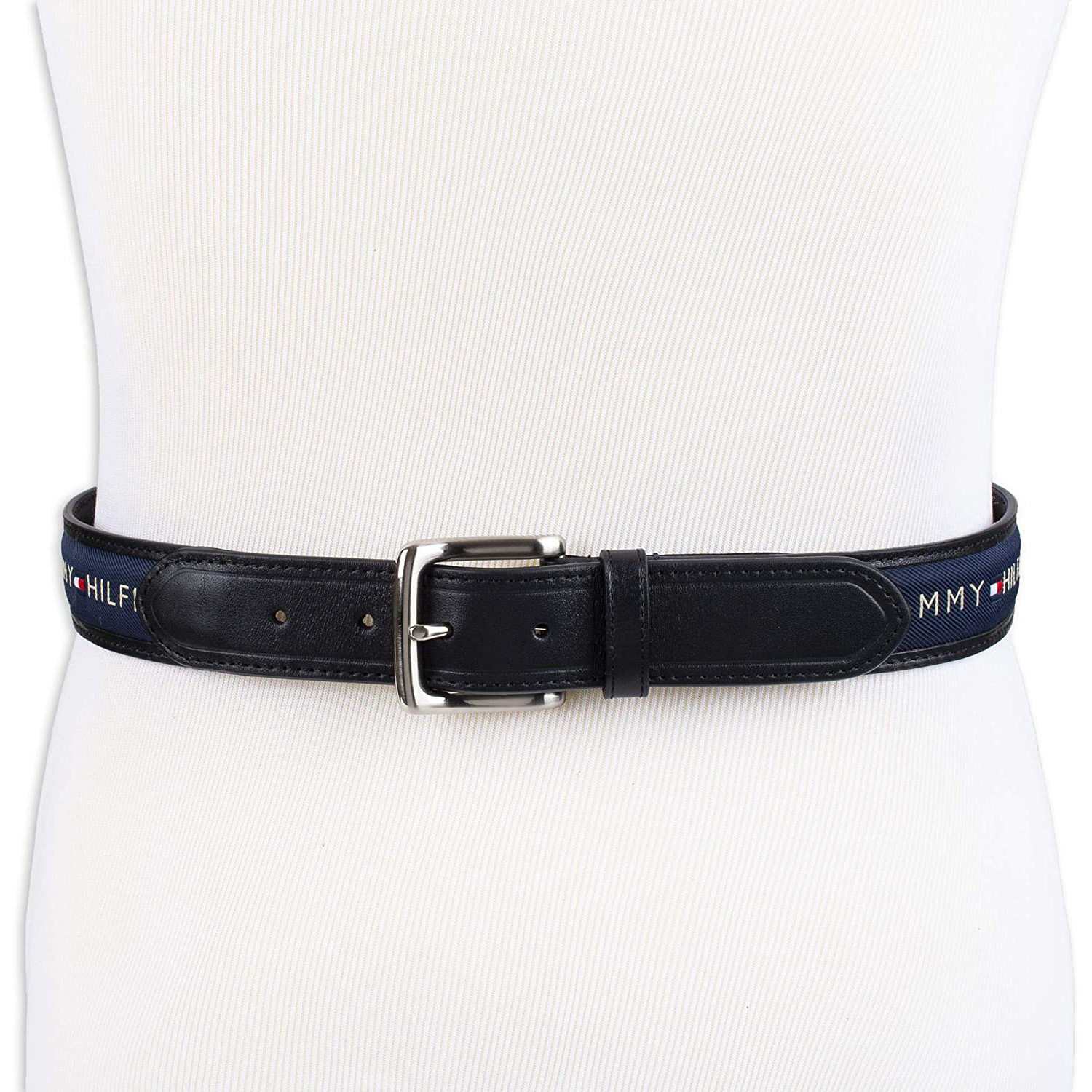 타미힐피거 남성 캐주얼 벨트 11TL02X032 블랙