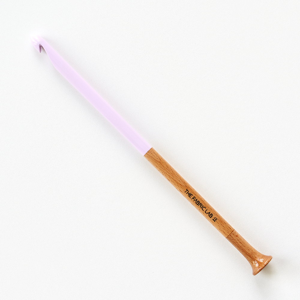컬러 우드 아후강 코바늘 30CM / 뜨개질 점보코바늘 터니시안 아후강바늘 뜨개도구 이미지 6