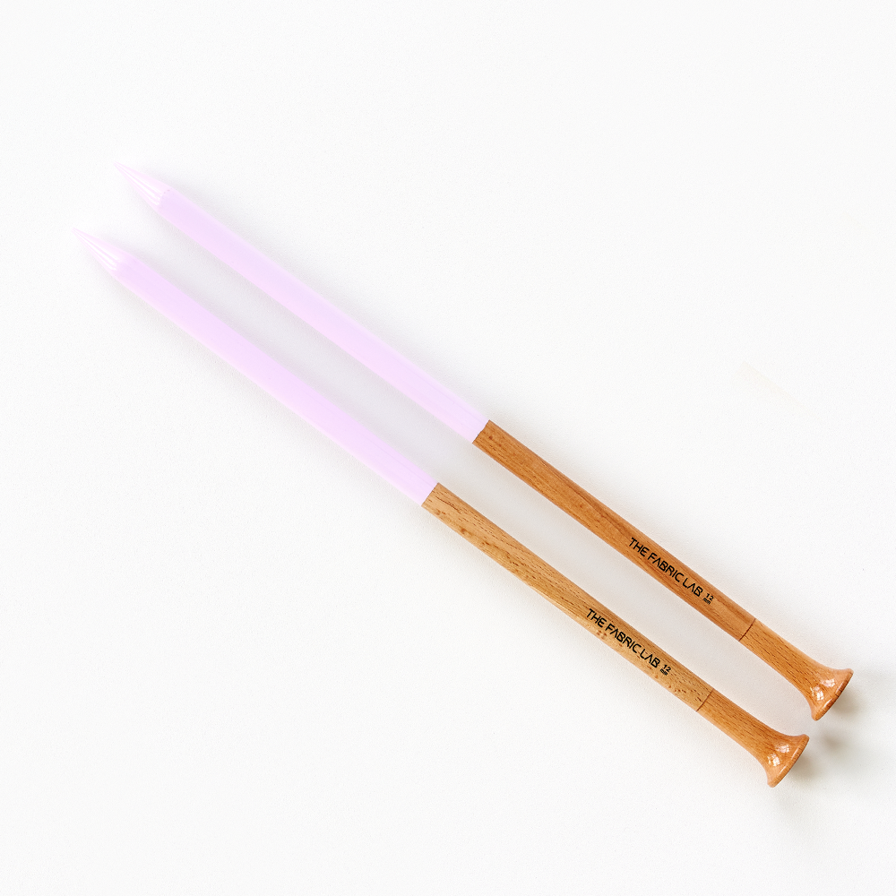 컬러 우드 점보 대바늘 35CM / 뜨개질 점보대바늘 뜨개도구 - 상세 이미지 5