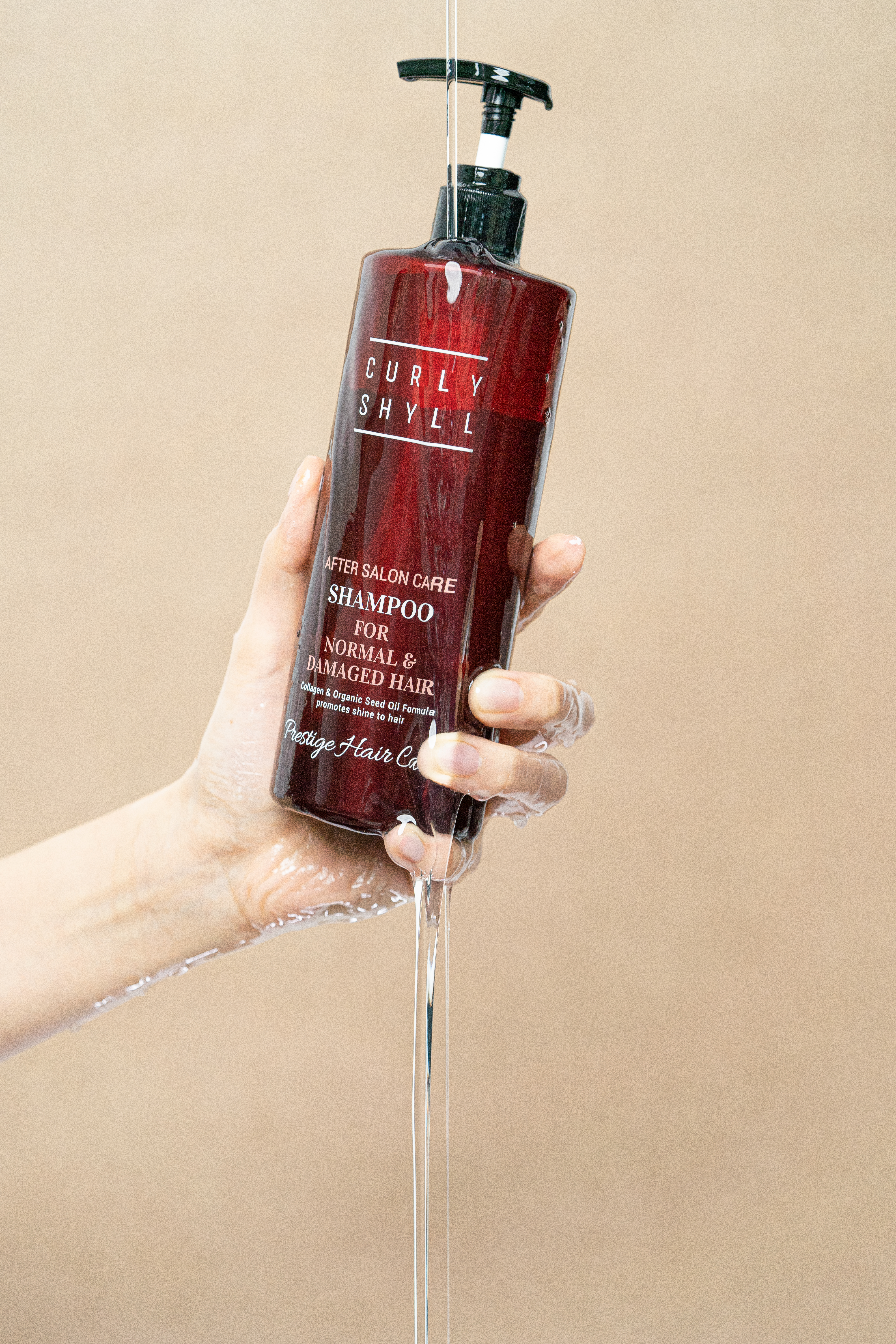 커리쉴 에프터 살롱 케어 샴푸 (극손상) 500ml - 상세 이미지 4