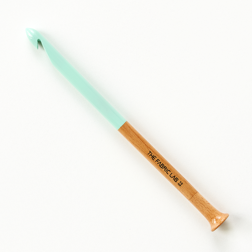 컬러 우드 아후강 코바늘 30CM / 뜨개질 점보코바늘 터니시안 아후강바늘 뜨개도구 이미지 7