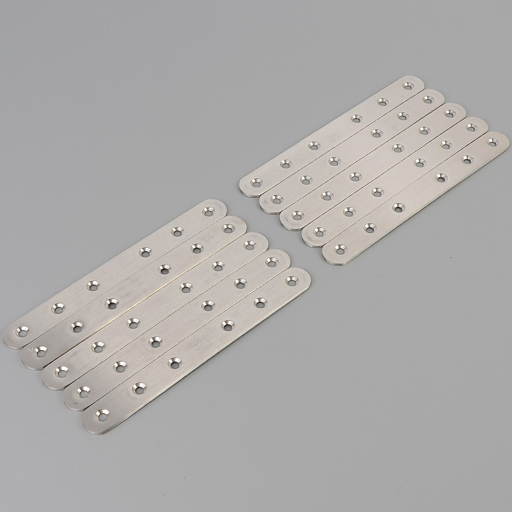 일자 평철 앵글 브라켓 경첩 스텐 보강철판 175mm 10P - 상세 이미지 2