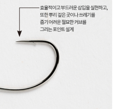 쏠트대응 / 데코이  락엔 훅 / 우럭 어초낚시 / 세로 아이 / 헤비 와이어 / 아웃도어피싱 - 상세 이미지 3