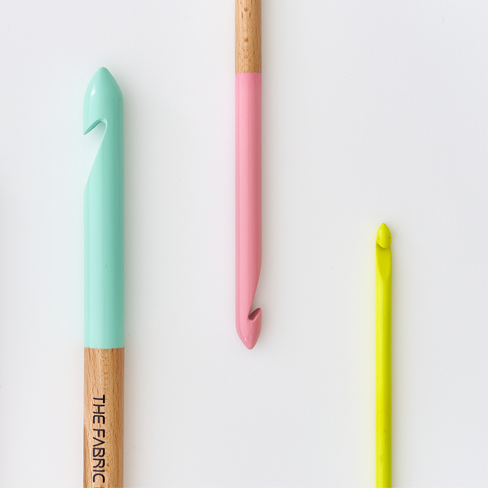 컬러 우드 코바늘 20CM / 뜨개질 점보코바늘 뜨개바늘 뜨개도구 - 상세 이미지 2