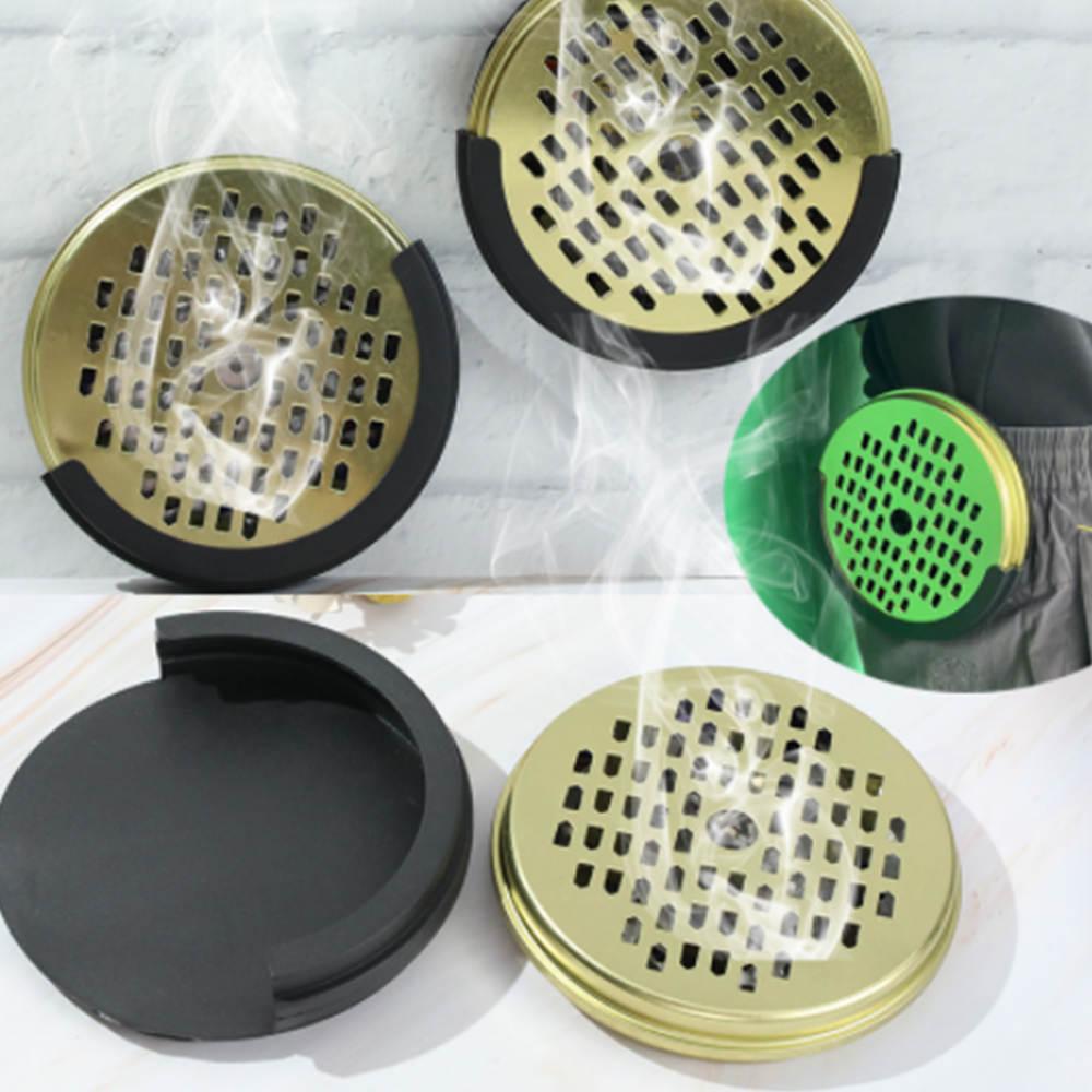 벨트형 모기향거치대 고리 걸이 여름 야외 캠핑 등산 낚시 모기향 연소기 케이스 홀더 모기퇴치