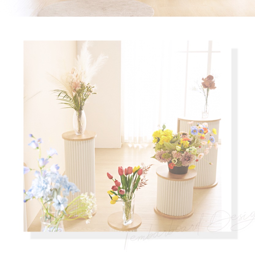 미니원형테이블 화분테이블 보조탁자 인테리어 소품테이블