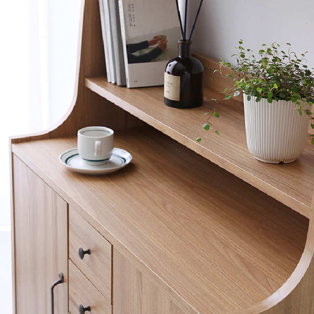 폴라보 콘솔수납장 CAM16090 900X400X1600MM, 5단, 캄포어베니어 2496.0444